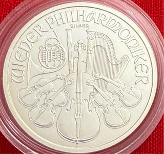 Moneda Plata Viena Filarmónica 1 Onza/999