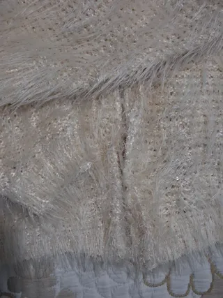 Chaquetilla fiesta beige talla única