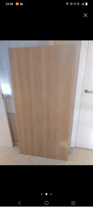 Mesa escritorio Ikea madera