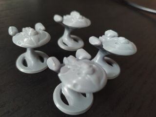 Piezas de tablero impresas en resina 3D