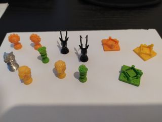 Piezas de tablero impresas en resina 3D