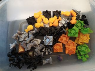 Piezas de tablero impresas en resina 3D