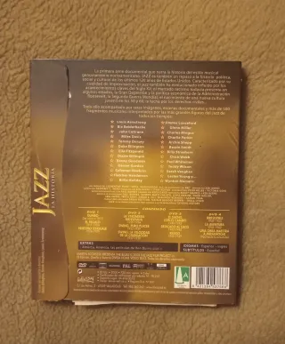 DVD Jazz La Historia 4 Discos Ken Burns