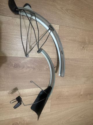 Juego Guardabarros Brompton Plata