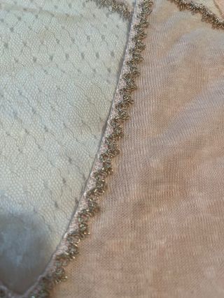 Jersey rosa manga 3/4 con encaje