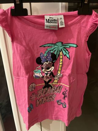 Camiseta minnie talla 5/6 años