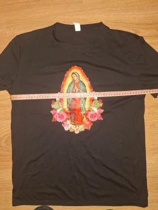 Camiseta Virgen de Guadalupe Negra