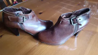 Botines Fosco exterior Piel auténtica,color marrón