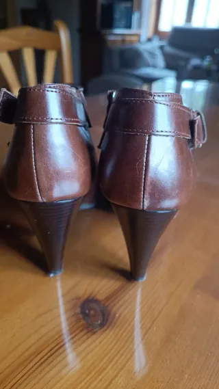 Botines Fosco exterior Piel auténtica,color marrón