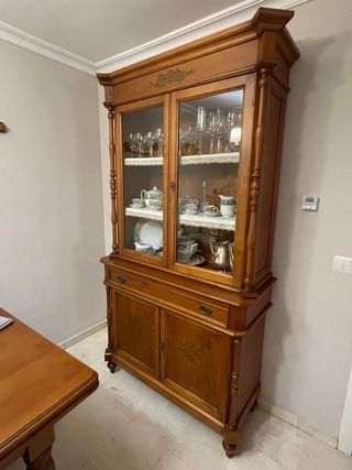 Conjunto Muebles comedor madera decorada La Abuela