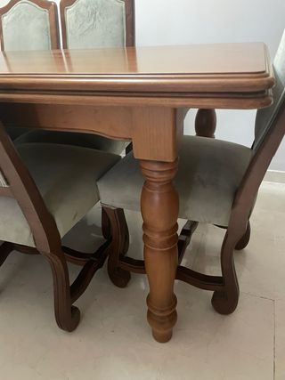 Conjunto Muebles comedor madera decorada La Abuela
