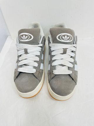 Adidas Campus Unisex Gris y Blanco