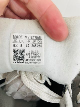 Adidas Campus Unisex Gris y Blanco