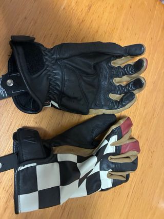 Guantes Moto Triumph Cuero Talla L