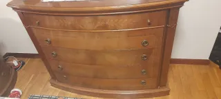 Cómoda de madera 5 cajones