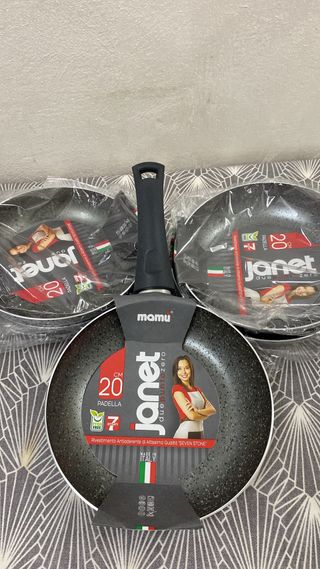 Padella Mamu Janet Stone 20 cm Made in Italy