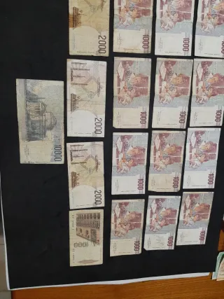 Banconote Lira Italiana - Lotto Misto 16 banconote