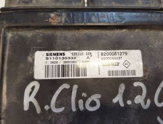 127772 8200061279 centralita motor renault clio ii