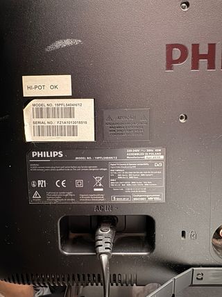 TV Philips 19 Negra