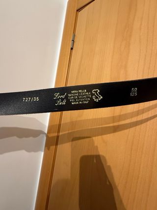 Cinturón de hombre piel T.125 Marrón