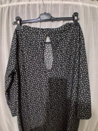 Vestido corte A estampado floral