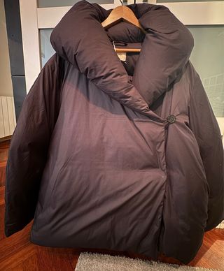 Chaqueta plumífero marrón