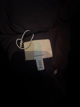 Chaqueta plumífero marrón