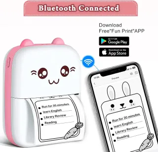 Mini Impresora Térmica Bluetooth Portátil