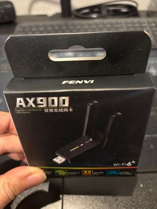 Adaptador Wi-Fi 6 USB AX900 Dual Band
