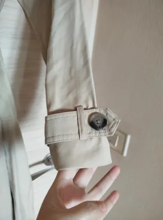 Gabardina fluida Mango Beige