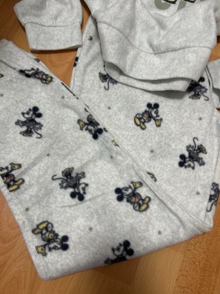 Pijama Mickey Mouse Gris Talla L