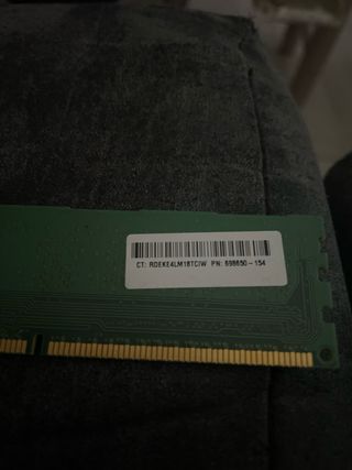 Memoria RAM 4GB DDR3 1600MHz Micron
