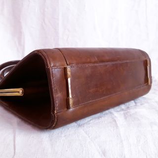 Bolso vintage marrón años 50