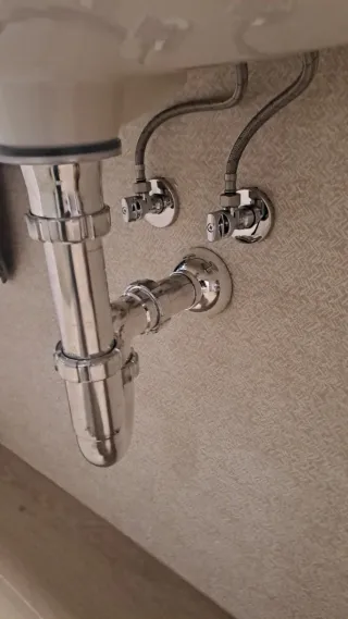 Lavabo doble seno Roca The Gap 140cm