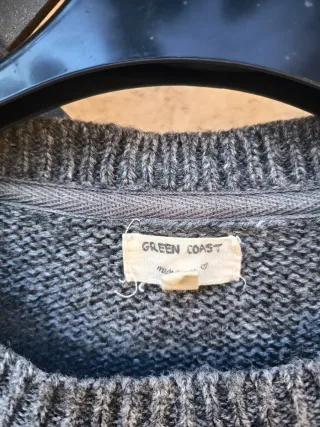 Jersey gris con corazón blanco