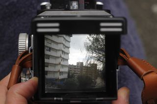 Cámara Rolleiflex Planar 80mm 2.8 Negra