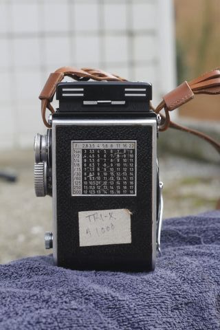 Cámara Rolleiflex Planar 80mm 2.8 Negra