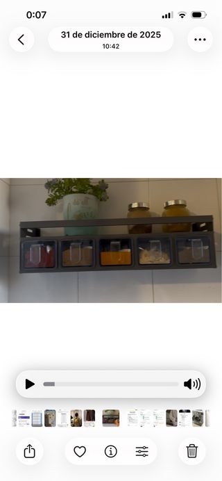 Set de especieros con soporte nuevo en su caja