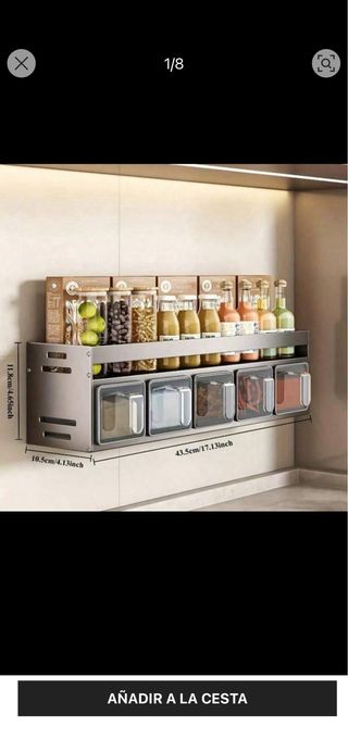 Set de especieros con soporte nuevo en su caja