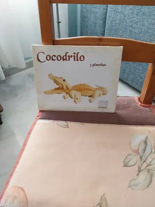 Maqueta de madera Cocodrilo