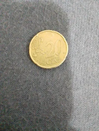 Moneda 20 Cent Euro Beatrix 1999 Holanda