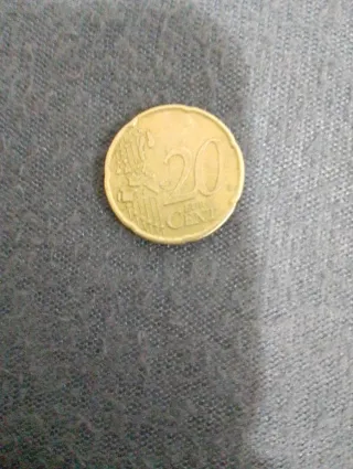 Moneda 20 Cent Euro Beatrix 1999 Holanda