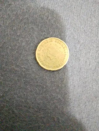 Moneda 20 Cent Euro Beatrix 1999 Holanda