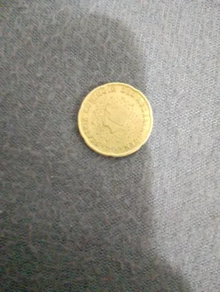 Moneda 20 Cent Euro Beatrix 1999 Holanda