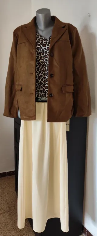 Blazers antelina marrón