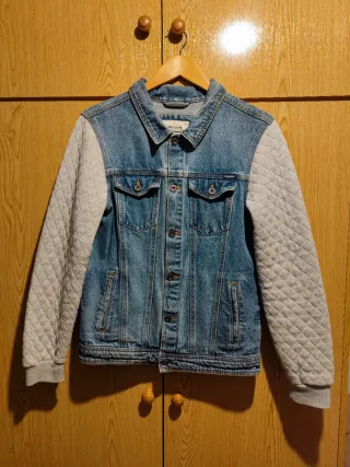 ♥️ Chaqueta vaquera con capucha Pull&Bear Talla M