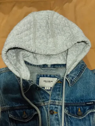 ♥️ Chaqueta vaquera con capucha Pull&Bear Talla M