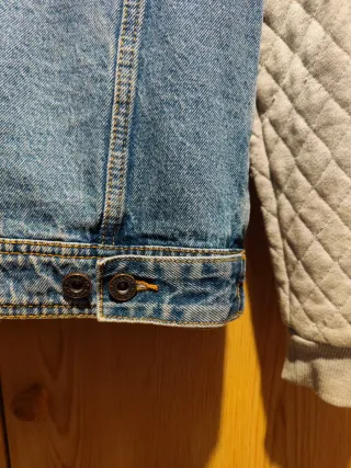 ♥️ Chaqueta vaquera con capucha Pull&Bear Talla M