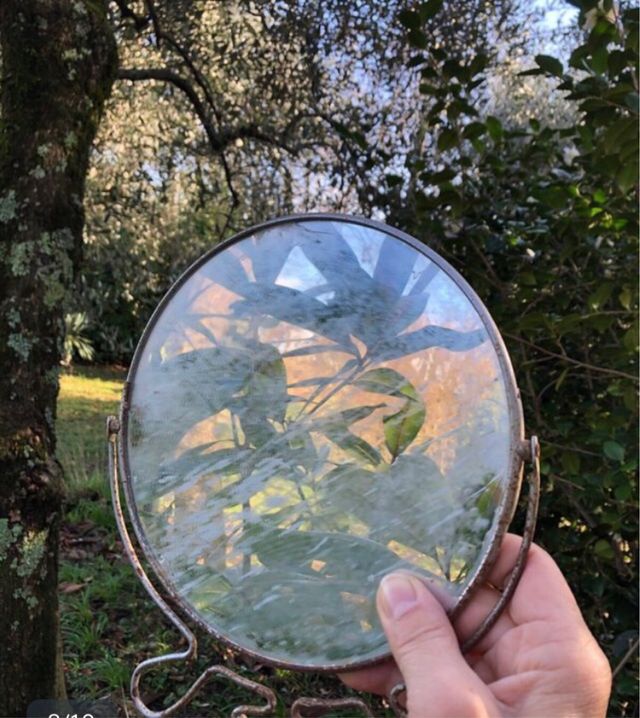 Specchio da toeletta vintage anni '30