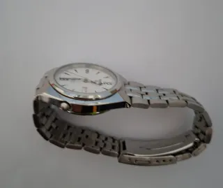 Reloj Seiko 5 Automático Acero Blanco